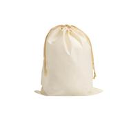 10pcs Drawstring Canvas Bags, 12x16 Inches Reusable Produce Bags Multipurpose Muslin Bags Natural Cloth Bags X-Large Bread Bags Grocery Bags Washable Fabric Bags Shoe Bags Canvas (Beige, 40X50cm)