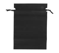 10Pcs Drawstring Storage Bags - Foldable Cinch and Ditty Multi Purpose Pouch for Camping, Toys, Small Jewelry - Adjustable Stuff Sack 11.4x8.3Inch (Black)