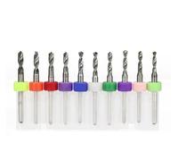 10PCS Drill Bit For Drilling Print Circuit Board Carbide CNC Machine Mini Bits(2.1-3.0mm)