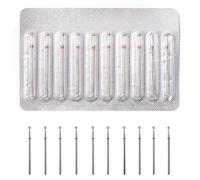 10PCS Drill Bits Electric Manicure Drill Bits For Acrylic Milling Cutter Manicure Polishing Bits