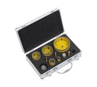 10PCS Drill Bits Kit Diamond Grit for Precise Hole Making in Tiles and Mirrors for Bathroom Renovation Projects