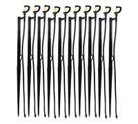 10Pcs Drip Irrigation Sprinkler Kit, G Type 360° Spraying Nozzles with Stable Water Distribution Anti Leakage Valve for Garden Lawn Flower Beds