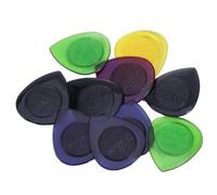 10pcs Droplet Shaped Guitar Picks Mediator, Acoustic Guitar Picks Thickness Fast Picking Guitar Accessories, Random Color (1mm-Small)