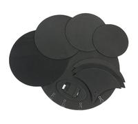 10Pcs Drum Heads Set Soundproof Foam Rubber Mesh Drum Heads Thicken Mute Pads Replacement Volume Reduction Snare Pad for Drums Tone Control
