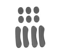 10Pcs Drum Mute Pads Black Drum Head Accessories for Quiet Practice Sound Dampening Mats for Drumming for Volume Control and Reduced Overtones