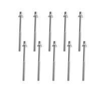 スイムリー 10PCS Drum Set Screws Metal Drum Screw Essential Metal Instrument Replacement Part for Percussion Musical Instruments