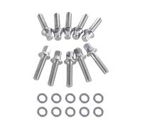 スイムリー 10PCS Drum Set Screws Metal Drum Screw Essential Metal Instrument Replacement Part for Percussion Musical Instruments