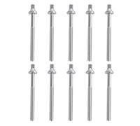 10PCS Drum Set Screws Metal Drum Screw Essential Metal Instrument Replacement Part For Percussion Musical Instruments