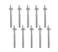 10PCS Drum Set Screws Metal Drum Screw Essential Metal Instrument Replacement Part For Percussion Musical Instruments