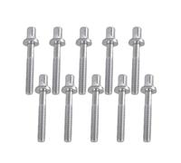 10PCS Drum Set Screws Metal Screw Essential Metal Instrument Replacement Part for Percussion Musical Instruments Tension Rods