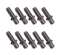 10Pcs Drum Standard Exterior Square Screws Tension Rod Deeply Thread Strong Metal Short Hardware Drum Standard Exterior Square