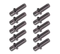 10Pcs Drum Standard Exterior Square Screws Tension Rod Deeply Thread Strong Metal Short Hardware Drum Standard Exterior Square