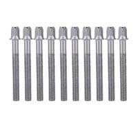 10Pcs Drum Tension Rod Tight Screws Metal Rods Bolts Percussions Replacement Hardware Spare Accessory Tight Replacement Parts