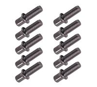 10Pcs Drum Tension Rods Tight Screw Metal Rustproof Short Screws Drum Hardware Screws For Percussion Instrument Parts Thread Strong Metal Short Screws