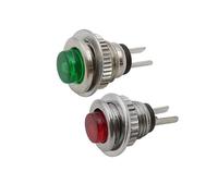 10Pcs DS-101 Switch 8mm Push Button Switch DS101 ON OFF Lockless Self-reset PCB Panel Momentary Normally Open Switch IDGTTLDF(10Pcs Red)