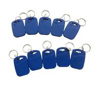 10PCS Dual Frequency RFID Composite Cards 13.56Mhz 1K UID and T5577 125 kHz ID Key Tag Readable Writable Rewrite for Copy Clone Backup (Blue)