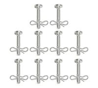 10Pcs Durability Shear Pins and Cotter Pins Snow Blower Shear Pin Bolts Compatibility with Various Snow Blower Models Throwers Bolts & Nut