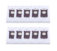 10PCS Dust Bag,Compatible For Electrolux,E201B,Compatible For Philips,FC8021 Dust S-Bag GR201,Compatible For AEG,Bags S-bag FC9000 FC9049(10pcs)