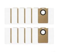 10pcs Dust Bags For Uninell UR3 Robot Vacuum Cleaner Accessories, Meltblown Non Woven 3.5 Litres Large Capacity Dust Bag, Automatic Emptying Replacement Parts(10pcs)