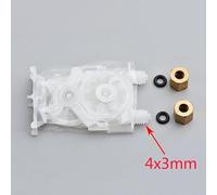 10PCS DX7 Solvent Ink Damper For EPSON 4900 4910 7910 9910 7900 9900 11880 For Mutoh VJ1618 VJ1604E Printer DX6 damper Dumper(Black on Yellow)