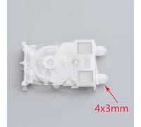 10PCS DX7 Solvent Ink Damper For EPSON 4900 4910 7910 9910 7900 9900 11880 For Mutoh VJ1618 VJ1604E Printer DX6 damper Dumper(Black on Green)