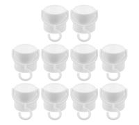 10pcs E27 Lamp Holder with Hook, Plastic Hanging Light Socket Replacement | No-switch Design, Smooth Finish, Simple Mounting, for LED Bulbs on Balconies or Warehouses