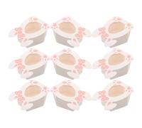 10pcs Easter Bunny Candy Box Paper Party Favor Box Set for Treats | Cartoon Rabbit Pattern, Bright Colours and Smooth Surface, Portable Holder for Chocolates, Tea Leaves