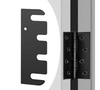 10Pcs Easy Alignment Repair Kits Door Hinge Shims Fix Loose Hinges Metal Hinge Shims Plate for Doors Alignments Enduring Easy Alignment Repair Kits