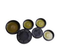 10Pcs EC end Cap Nitrile Oil Seal, Outer Diameter 30mm Thickness 8mm, Black, 30x8mm