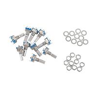 10pcs EC11 Rotary Encoder with Switch, Digital Potentiometer Coding Switch, 5 Pin 360° Rotation for Smart Home Audio Instrumentation Automotive Electronics