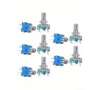 10pcs EC11 Rotary Encoders Featuring Construction for Increased Longevity in Demanding Environments (15MM full axis)