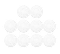 10pcs Effect Pedal Footswitch Toppers Abs Guitar Accessory | Finish, Portable Replacement Caps, Simple Elegant Look for Professionals and Beginners