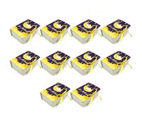 10pcs Eid Festival Boxes For Sweets And Chocolates Elegant Book Shape Candy Box Muslims Festivals Decorations