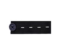 10PCS Elastic Waist Extenders Black Strong Adjustable Trouser Button Extenders by Comfy Clothiers