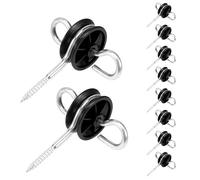 10Pcs Electric Fence Gate Handle Anchor Electric Fence Insulators Fence Wire Insulators for Electric Fence Wood Post