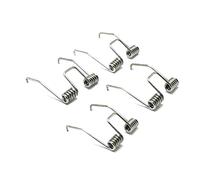 10PCS Electric Hair Clipper Replacement Spring Stainless Steel Double Torsion Spring 19X24MM