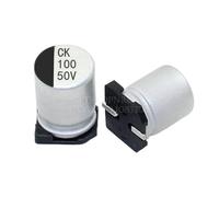 10PCS electrolytic capacitor 50V100UF 8 * 10mm SMD aluminum electrolytic capacitor 100uf 50v