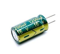 10pcs Electrolytic Capacitors 16V1200UF 16V 1200UF 10X20mm High Frequency Low Aluminum Capacitors