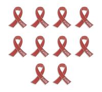 10pcs Elegant Faith Letter Charm Brooch with Ribbon Accent for Stylish Accessories Party Accessory Brooch