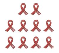 10pcs Elegant Faith Letter Charm Brooch with Ribbon Accent for Stylish Accessories Secure Pin Design Brooch