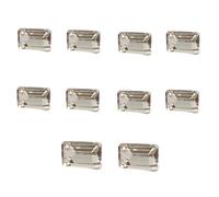 10Pcs Elegant Rhinestones 3D Art Crystal Rhinestones Pointed Bottom Tips Decorations Crystal 3D Nails Charm