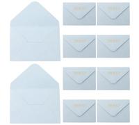 10pcs Embossed Gold Foil Invitation Envelopes for Dinner Parties