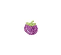 10pcs Embroidered Cloth Stickers Cartoon Fruit Series Small Knitted Hair Accessories Clothing Strawberry Patches Hand-Sewn DIY for Clothes Jeans Jackets(9)