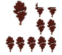 10pcs Embroidery Cloth Sticker Set Od Ironing Leaf Autumn Lots of Patches Decoration Turkey for Clothing Jeans Jackets Bags(10PCS color15)