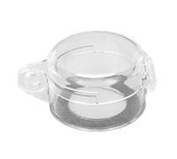 10Pcs Emergency Button Switch Cover, Push Button Switch Protective Cover, Round Stop Switch Lock for Industrial Control Panels with 30mm Mounting Hole, Resistant PC Mater