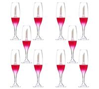 10pcs Empty Lip Gloss Plastic Bottles for Travel, Red Mini | Lightweight Plastic Tubes, Portable Subpackaging for Lip Liquid and Gloss, 10pcs Set, Compact Travel Size