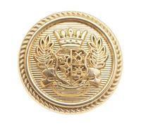 10pcs England Crown Metal Shank Golden Sewing Accessories For Clothing Suit Vintage Buttons School Uniform Coat Buttons