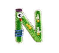 10PCS English Letter Self Adhesive Patch Hat Ironing Decoration | Clothing DIY Accessories Embroidery Repair Sticke(N)