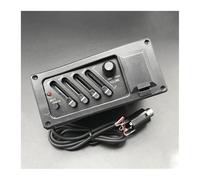10Pcs EQ 4 Band Acoustic Guitar Pickup Equalizer Acoustic Guitar Preamp Amplifier Piezo Pickup 6.5MM Output Professional acoustic guitar pickups(45)