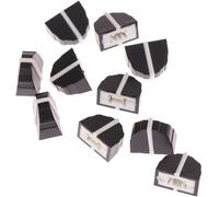 10Pcs Equalizer Fader Caps,11mm x 9mm Hole, 4mm Potentiometer Knobs, Compatible with Electric Guitar and Audio Equipment Parts